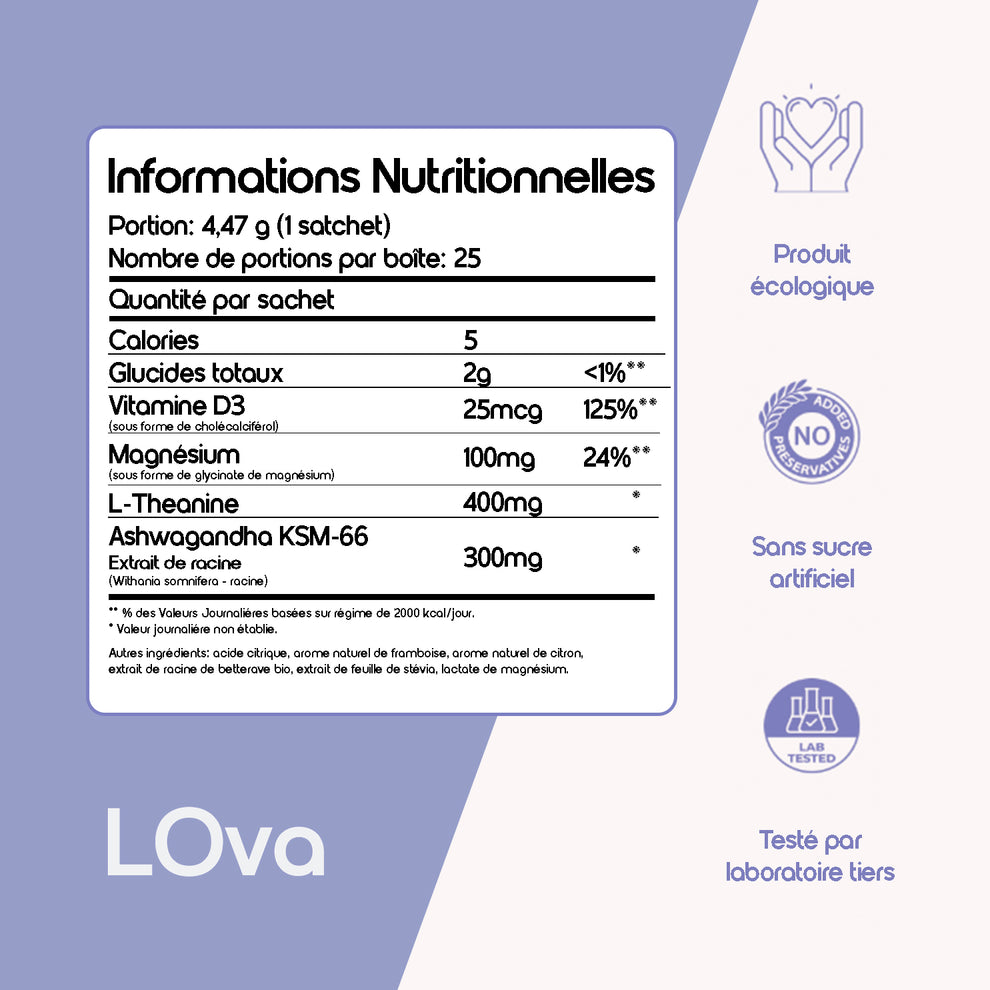 PureCalm - Boisson relaxante naturelle – Lova