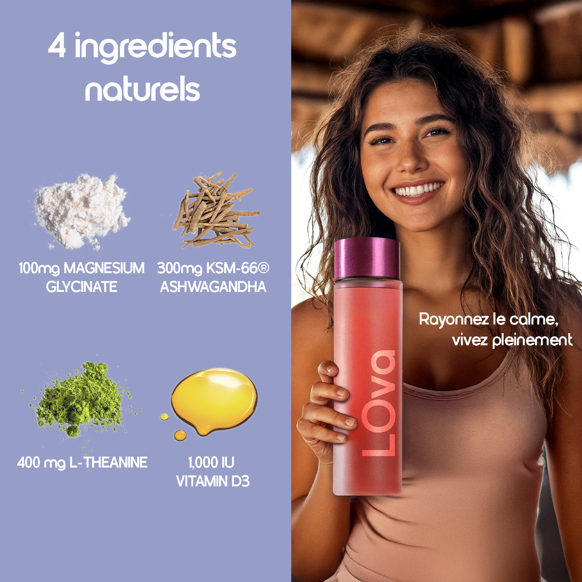 PureCalm - Boisson relaxante naturelle – Lova